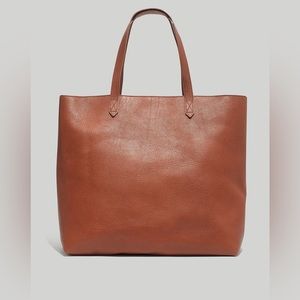Madewell Zip-Top Transport Tote (English Saddle)